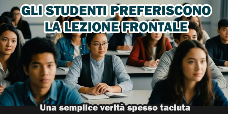 Contro la didattica-spettacolo: elogio della lezione frontale