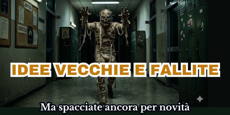La mummificazione delle idee nate morte